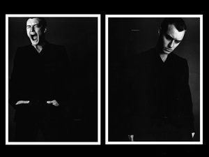 Jude Law, czarny strój