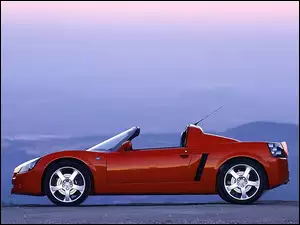 Czerwony, Opel Speedster