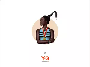 Adidas, sport, kobieta, medal