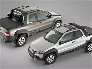 Fiat Strada, Góry, Widok, Z