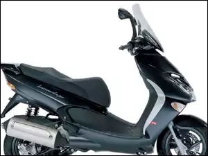 Czarny, Motor Aprilia, Leonardo 50, Skutery, Miejski
