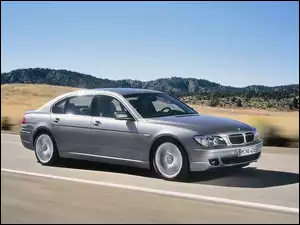 BMW 7, Droga, Srebrne, E65