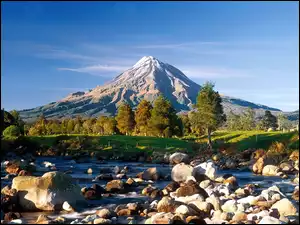 Nowa Zelandia, Rzeka, Góra, Skała