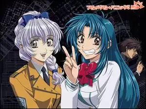 Full Metal Panic, facet, dziewczyny, pistolet