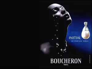 kobieta, perfumy, Boucheron, flakon, initial, biżuteria