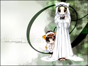 Digi Charat, dziewczynka, panna młoda, ludzie