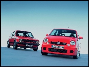 czerwone, Lupo, Golf 1