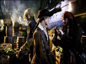 piraci_z_karaibow_2, beczki, Johnny Depp, chłopiec