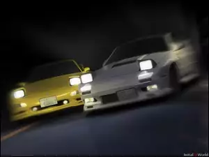 Initial D, noc, race, samochody