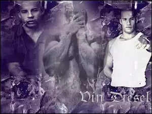 Vin Diesel, biała koszulka