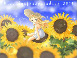 kapelusz, Miss Surfersparadise, dziewczynka