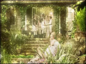 Finding Neverland, postacie, schody, ogród