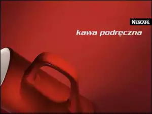 kubka, Nescafe, ucho