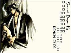 miecz, Samurai Deeper Kyo, mężczyzna