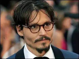 broda, Johnny Depp, okulary