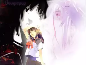łzy, twarze, dziewczyna, Boogiepop Phantom, krew, osoba