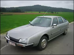 Srebrny, Lusterka, Citroen CX, Chromowane