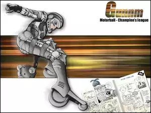 napis, Battle Angel Alita, kobieta