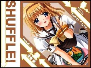 jedzenie, Shuffle, Kaede Fuyou