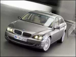 Srebrny, Zakręt, Bmw Seria 7, E66