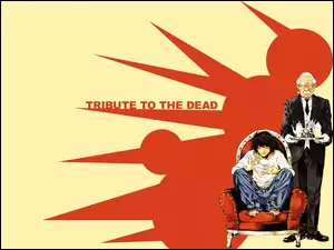 stary, Death Note, tron, kelner, garnitur