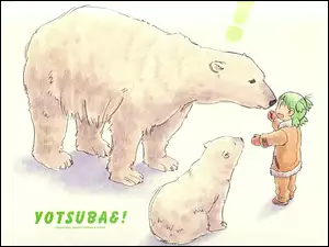 Yotsubato, niedźwiedzie, dziecko