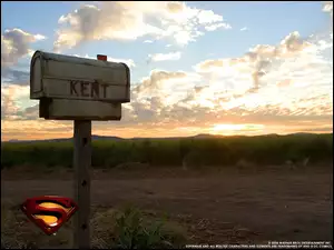 Superman Returns, niebo, skrzynka pocztowa, droga