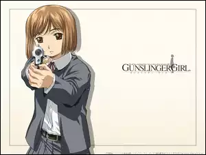 osoba, Gunslinger Girl, pistolet
