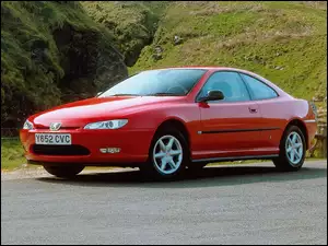 Coupe, Czerwony, Peugeot 406