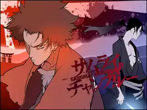 chińskie znaki, Samurai Champloo, bujne włosy