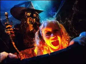 baba jaga, Halloween, Dziecko