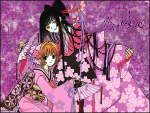 Tsubasa Reservoir Chronicles, Azjatki, wachlarz, kimono