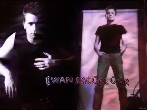 pasek, Ewan McGregor, czarna koszulka