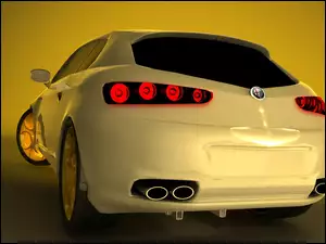 Komputerowa, Alfa Romeo Brera, Grafika