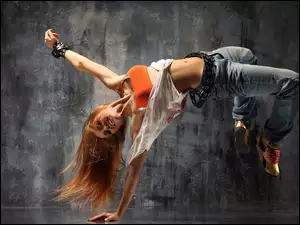 Breakdance, Dziewczyna, Taniec