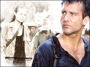 kapelusz, Clive Owen, deszcz