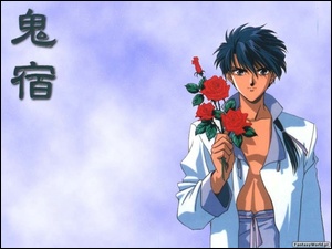 Fushigi Yuugi, kwiaty, symbole, facet