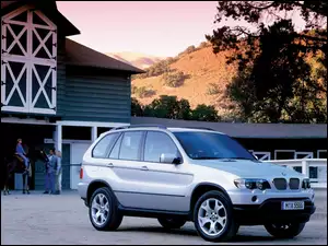 Stajnia, Srebrny, BMW X5