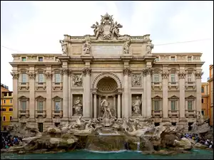 Di-Trevi, Rzym, Fontanna
