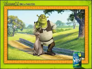 Shrek 2, Shrek, osioł
