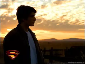 smutny, Superman Returns, zachód, Brandon Routh, płot