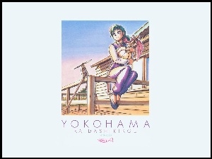 Yokohama Kaidashi Kikou, dziewczyna, gitara