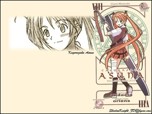 kobieta, Mahou Sensei Negima, karta
