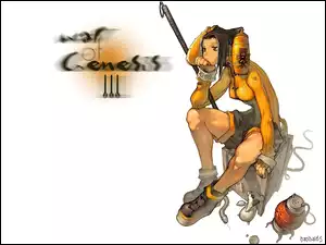 skrzynia, The War Of Genesis 3, kobieta, fantasy