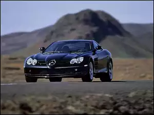 Mercedes SLR, czarny metalik