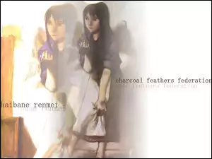 spódnica, Haibane Renmei, kobieta