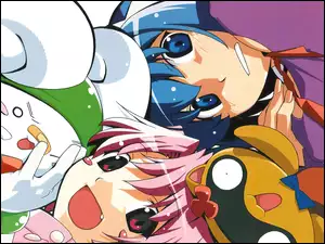 pluszak, Nurse Witch Komugi, ludzie