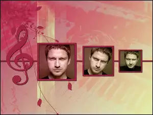 twarz, Gerard Butler, klucz wiolinowy