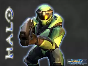 Halo, robot, broń