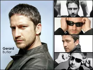 twarz, Gerard Butler, okulary